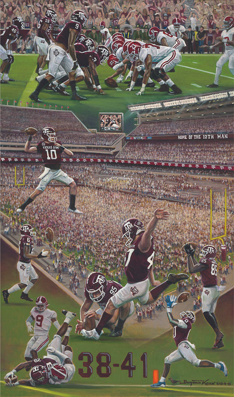 Limited Edition Gig 'Em Texas A&M Aggies Poster - Gifts for A&M Fans 