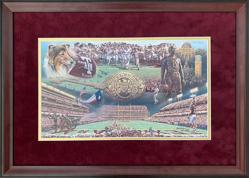 Home of the 12th Man - Framed 2MSS