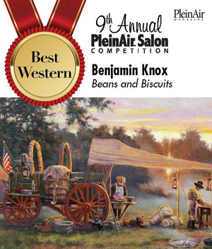 Beans and Biscuits - Plein Air Magazine Best Western Art Piece Award