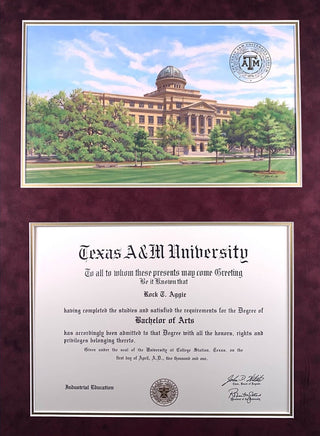 Diploma with Academic Building (LIVEARf)