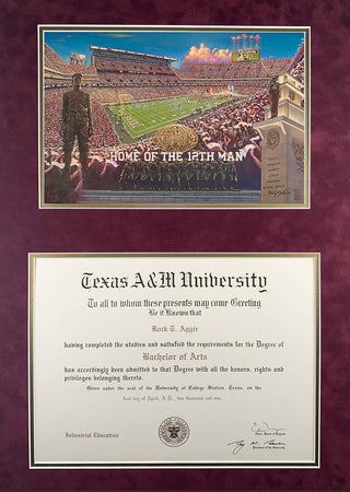 Diploma with New Kyle Field (LIVEARf)