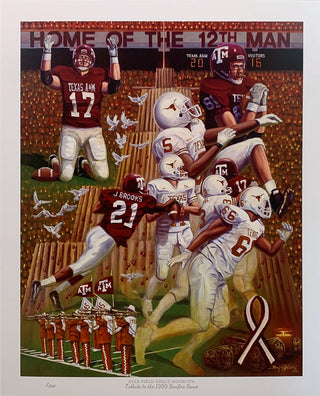 Kyle Field Great Moments - Boxed Set Portfolio of 8 Fine Art Prints