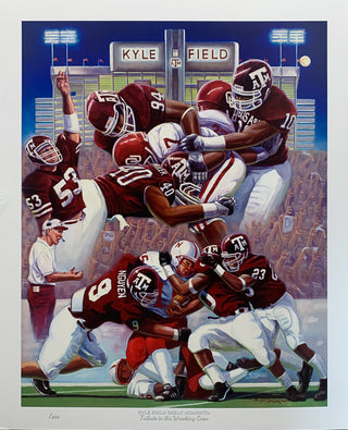 Kyle Field Great Moments - Boxed Set Portfolio of 8 Fine Art Prints