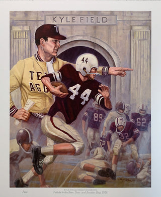 Kyle Field Great Moments - Boxed Set Portfolio of 8 Fine Art Prints