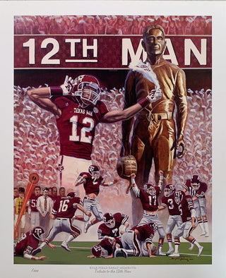 Kyle Field Great Moments - Boxed Set Portfolio of 8 Fine Art Prints