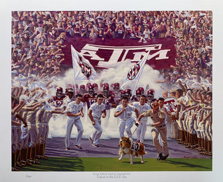 Kyle Field Great Moments - Boxed Set Portfolio of 8 Fine Art Prints