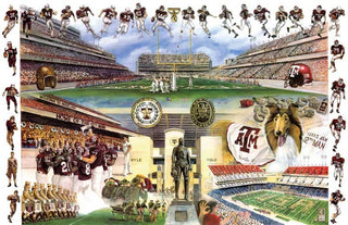 Texas Aggie Football - Print - Benjamin Knox Fine Art Gallery
