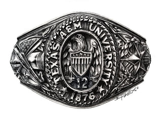Texas A&M University Ring 2021 - Print - Benjamin Knox Fine Art Gallery