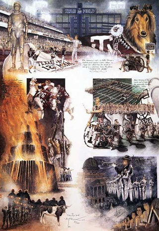 Undying Aggie Spirit - Print - Benjamin Knox Fine Art Gallery