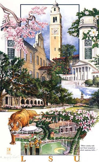 LSU Campus Collage (LIVEARf)