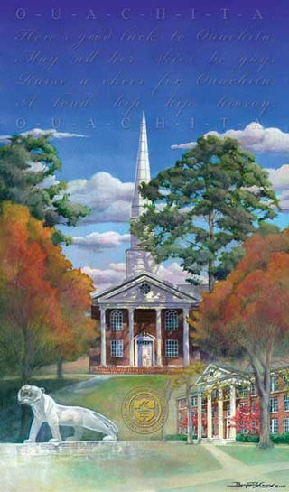 OBU - Ouachita Baptist University 125th Anniversary - Print - Benjamin Knox Fine Art Gallery