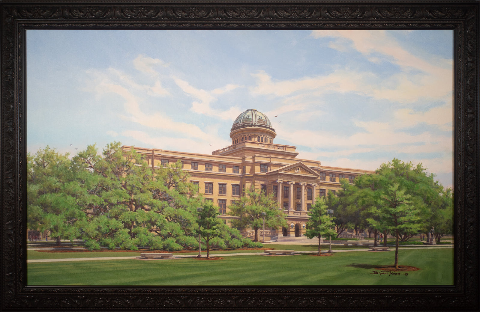 The Academic Building and Century Tree