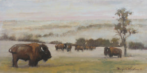 Buffalo in the Mist