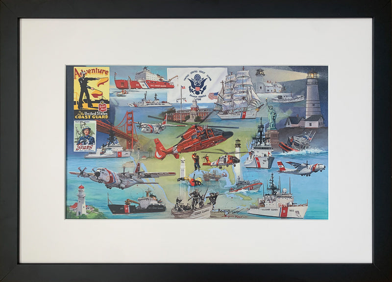 COAST GUARD - Semper Paratus! - Framed 1MS