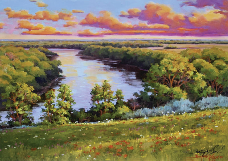 Evening on the Brazos River