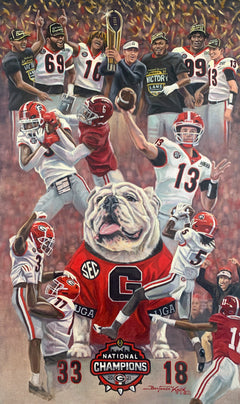 How many national championships does Georgia football have?