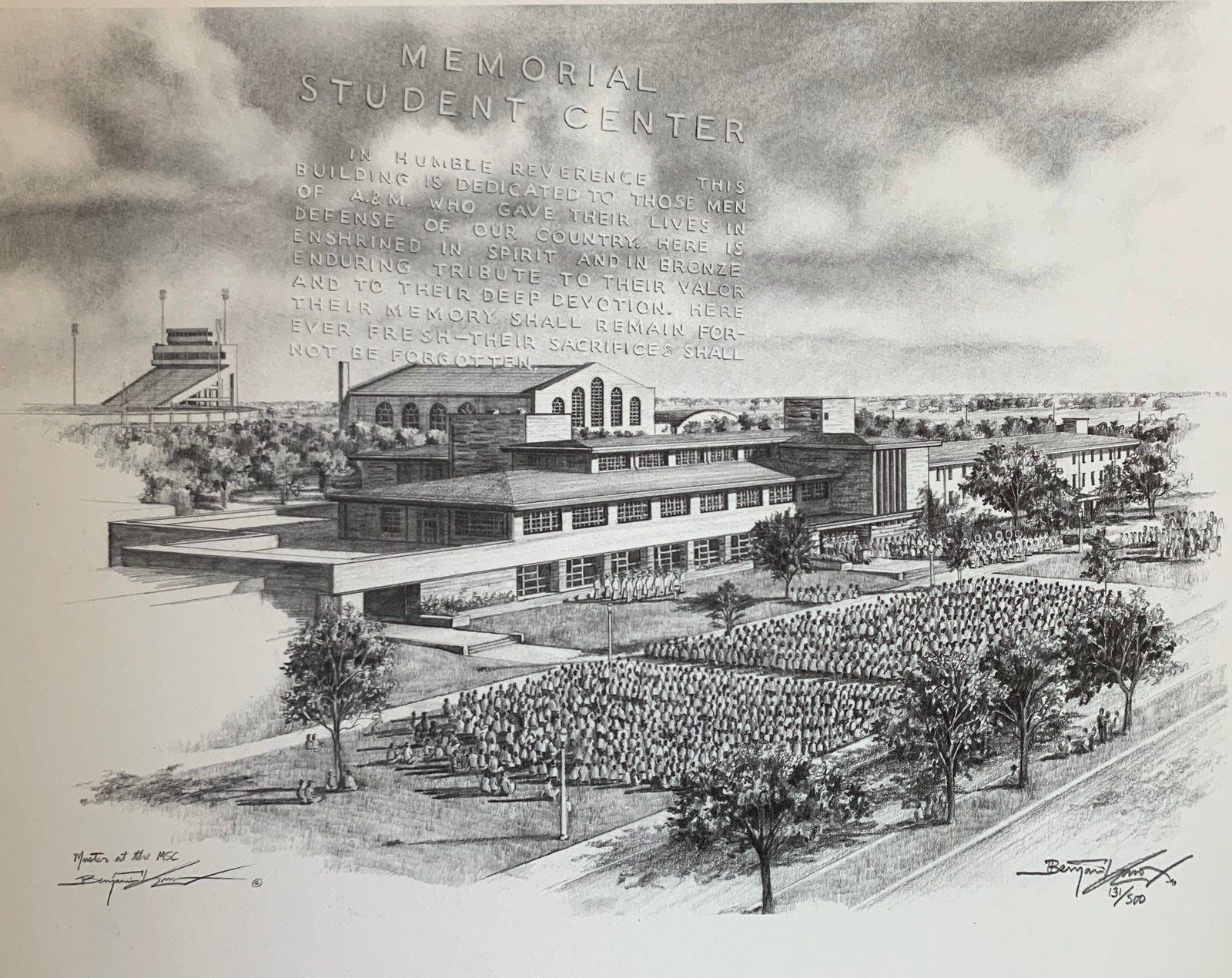 Memorial Student Center - Print - Benjamin Knox Fine Art Gallery