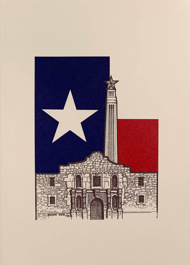 Native Texan Art Card