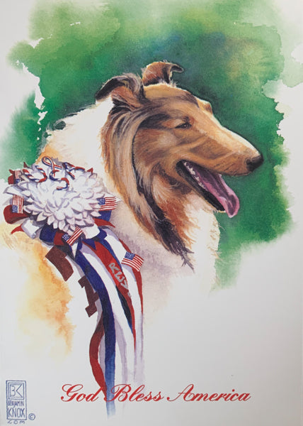 Patriotic Reveille Art Card