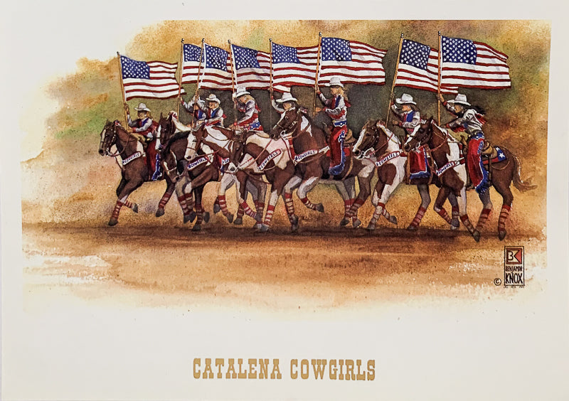 Catalena Cowgirls Art Card