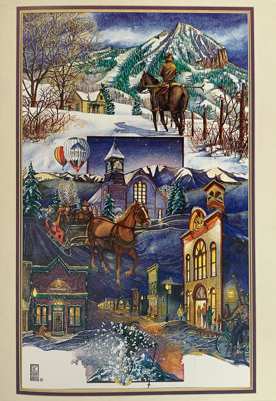 Crested Butte Art Card