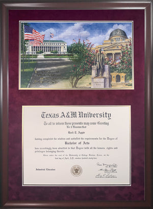 Diploma with Some May Boast Print