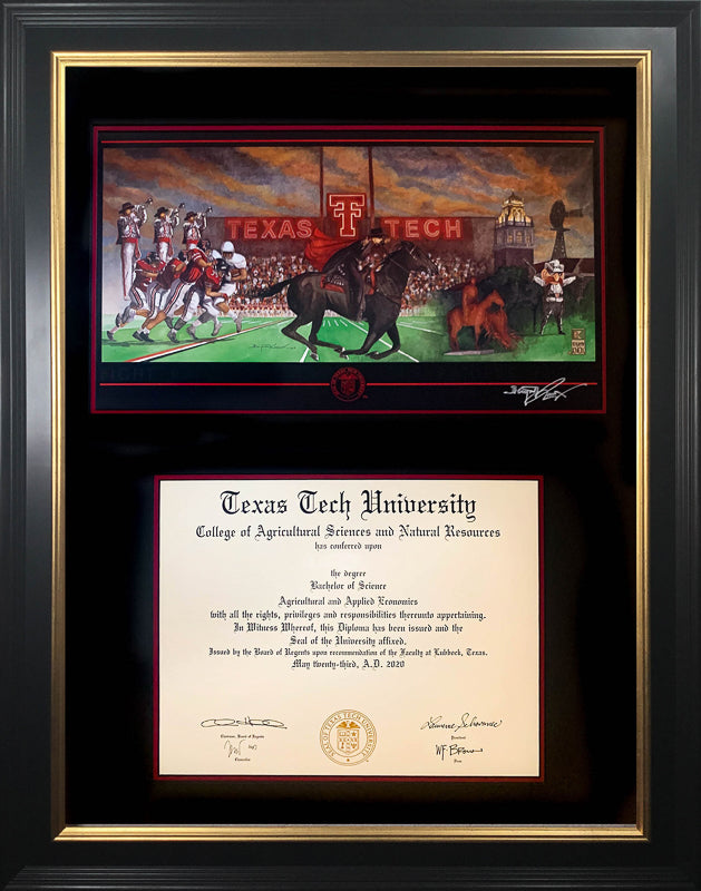 Texas Tech Diploma