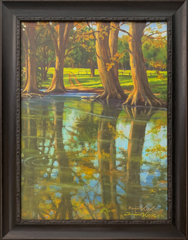 The Blue Hole - Canvas Framed GP