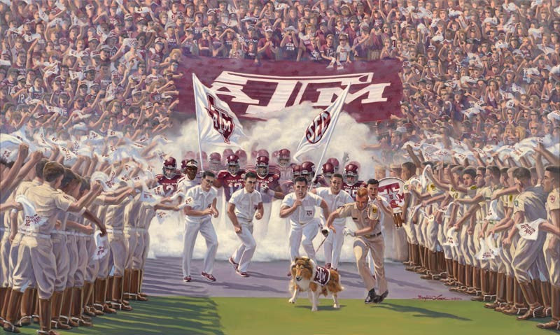 Texas A&M University - Into the SEC - Print - Benjamin Knox Fine Art Gallery