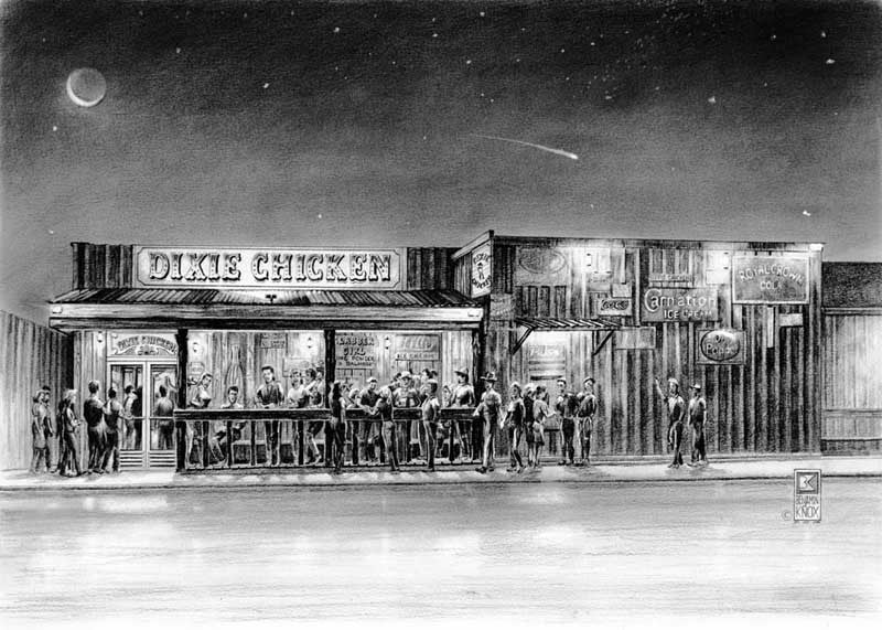 Dixie Chicken - Print - Benjamin Knox Fine Art Gallery