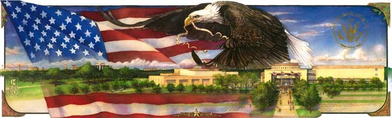 George Bush Library Panoramic - Print - Benjamin Knox Fine Art Gallery