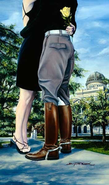 Aggieland Kiss - Print - Benjamin Knox Fine Art Gallery