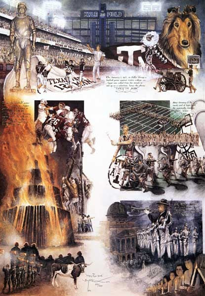 Undying Aggie Spirit - Print - Benjamin Knox Fine Art Gallery