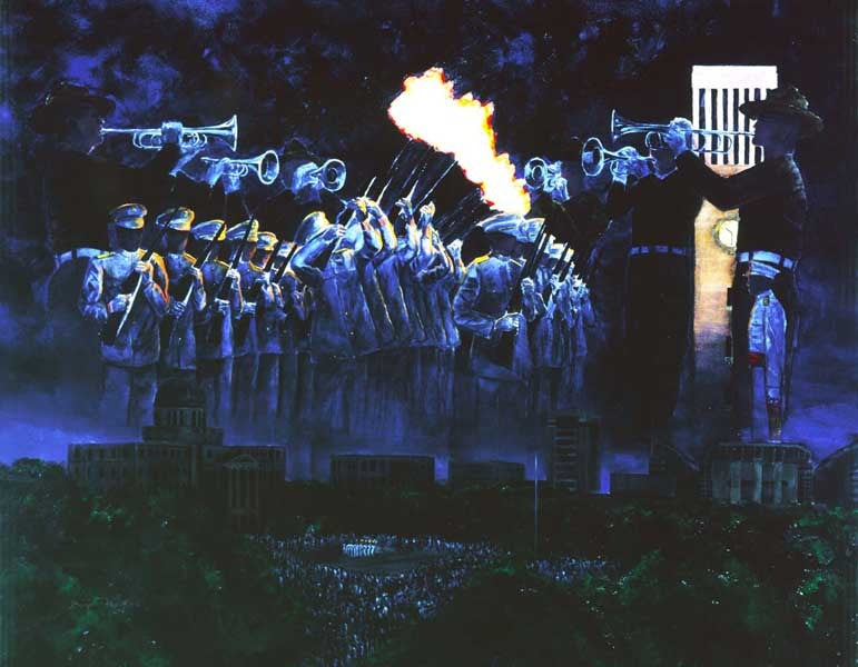 Silver Taps - Print - Benjamin Knox Fine Art Gallery