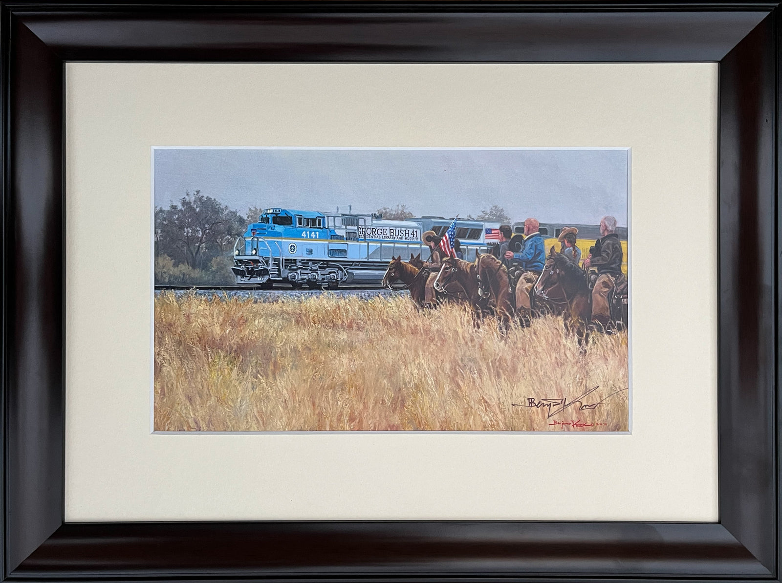 Bush 4141 Train - Small Framed 1MS - 6"x10"