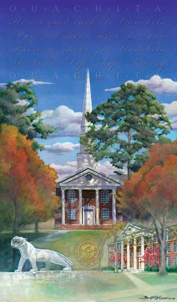 OBU - Ouachita Baptist University 125th Anniversary - Print - Benjamin Knox Fine Art Gallery