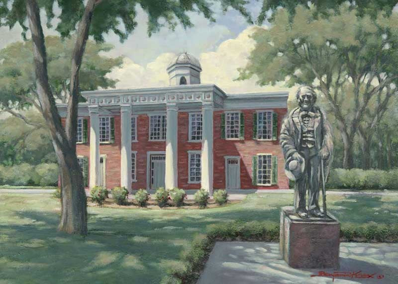 Sam Houston State University - Print - Benjamin Knox Fine Art Gallery