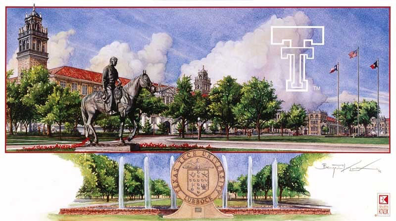 Texas Tech Campus Collage - Texas Tech University